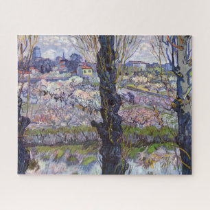 Van Gogh View Arles Flowering Garden Jigsaw Puzzle