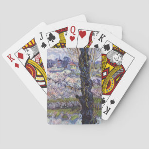 Van Gogh View Arles Flowering Garden Playing Cards