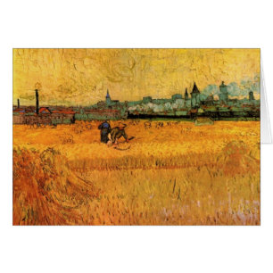 Van Gogh View from Wheat Fields in Arles, Fine Art