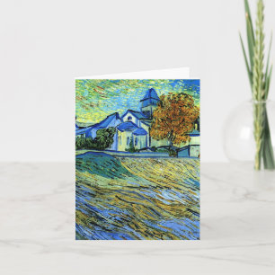 Van Gogh - View of Church of Saint Paul Card