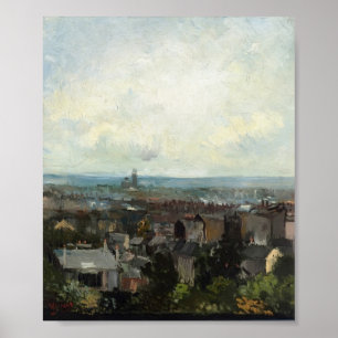 Van Gogh - View of Paris from near Montmartre Poster