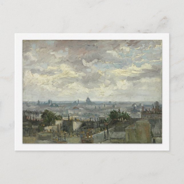 Van Gogh View of Paris Post Card (Front)