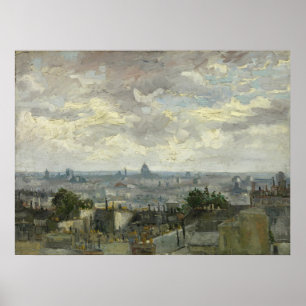 Van Gogh, View of Paris Poster