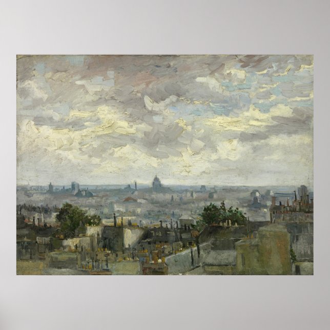 Van Gogh, View of Paris Poster (Front)