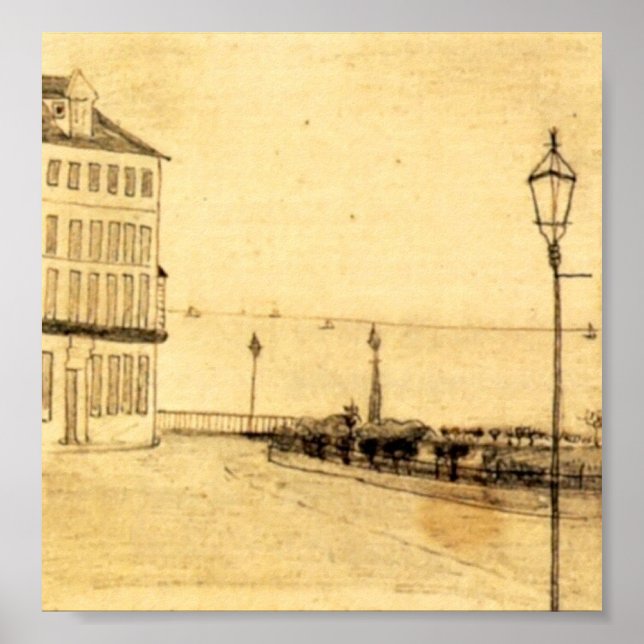 Van Gogh - View of Royal Road, Ramsgate Poster (Front)