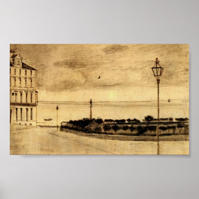 Van Gogh - View of Royal Road, Ramsgate Poster (Front)