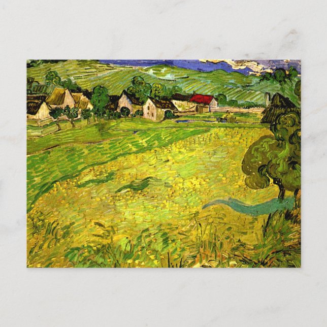 Van Gogh - View of Vessenots near Auvers Postcard (Front)