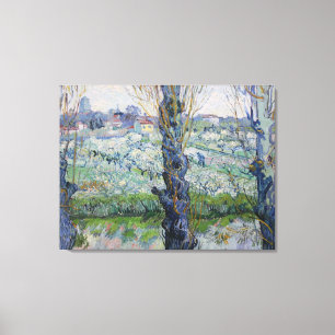 Van Gogh Views of Arles  Flowering Orchards Canvas Print