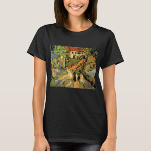Van Gogh Village Street and Steps Auvers, Figures T-Shirt