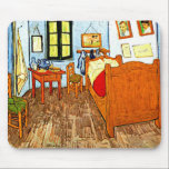 Van Gogh - Vincent's Bedroom, fine art painting Mouse Mat<br><div class="desc">Vincent's Bedroom,  colourful painting by Vincent van Gogh</div>