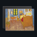 Van Gogh - Vincent's Bedroom Magnetic Card<br><div class="desc">Vincent's Bedroom in Arles / Van Gogh's Bedroom in Arles / La Chambre de Van Gogh a Arles by Vincent Van Gogh in 1889</div>