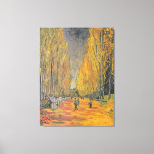 Van Gogh Vintage Avenue in Arles Canvas Print