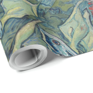Van Gogh Vintage Great Peacock Moth Wrapping Paper