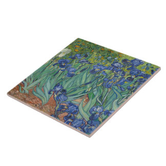 Van Gogh Vintage Irises Tile