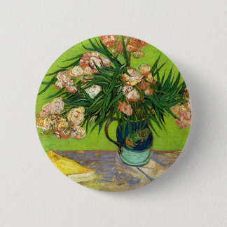 Van Gogh Vintage Painting Blossoms Flowers Vines 6 Cm Round Badge