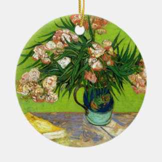 Van Gogh Vintage Painting Blossoms Flowers Vines Ceramic Tree Decoration