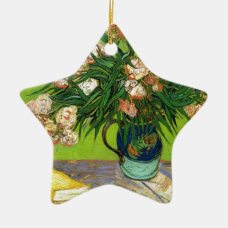 Van Gogh Vintage Painting Blossoms Flowers Vines Ceramic Tree Decoration