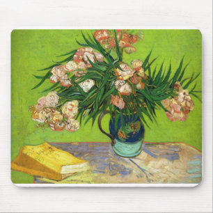 Van Gogh Vintage Painting Blossoms Flowers Vines Mouse Mat