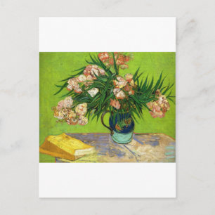 Van Gogh Vintage Painting Blossoms Flowers Vines Postcard