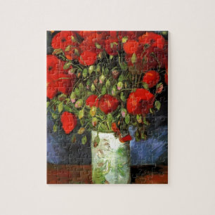 Van Gogh Vintage Painting Blossoms Vase Flowers Jigsaw Puzzle