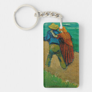 Van Gogh Vintage Post-Impressionist Two Lovers Key Ring