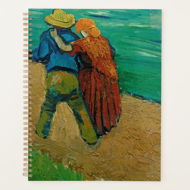 Van Gogh Vintage Post-Impressionist Two Lovers Planner (Front)
