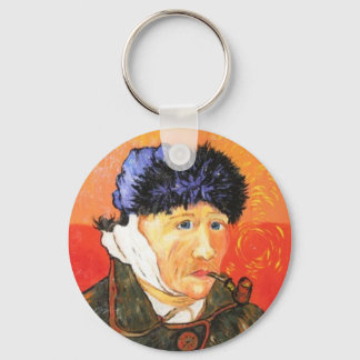 Van Gogh w/Bandaged Ear Key Ring