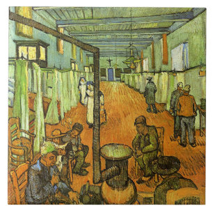 Van Gogh, Ward in the Hospital, Tile