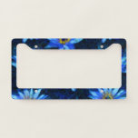 van gogh water lily blue licence plate frame<br><div class="desc">water lilies blue</div>