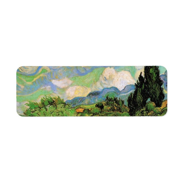Van Gogh Wheat Field w Cypresses at Haute Galline (Front)