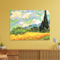 Van Gogh Wheat Field w Cypresses at Haute Galline