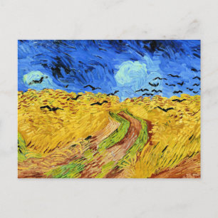 Van Gogh - Wheat Field with Crows, Postcard