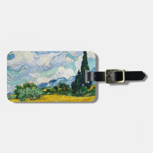 Van Gogh Wheat Field with Cypresses. Impressionism Luggage Tag