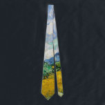 Van Gogh Wheat Field with Cypresses. Impressionism Tie<br><div class="desc">Van Gogh "Wheat Field with Cypresses" neck tie.</div>