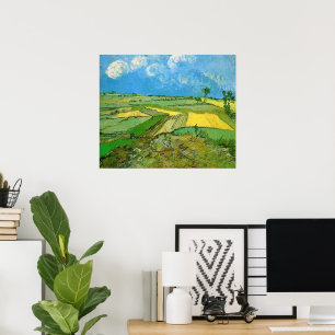 Van Gogh Wheat Fields at Auvers Under Clouded Sky Poster