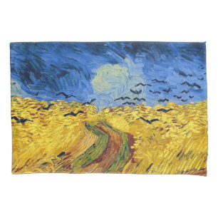 Van Gogh Wheat Fields impressionist Painting Pillowcase