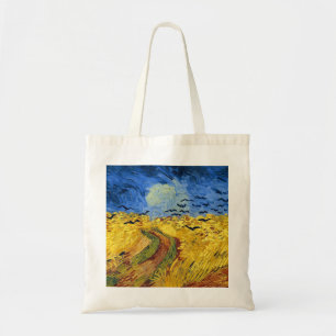 Van Gogh Wheat Fields impressionist Painting Tote Bag