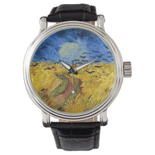 Van Gogh Wheat Fields impressionist Painting Watch