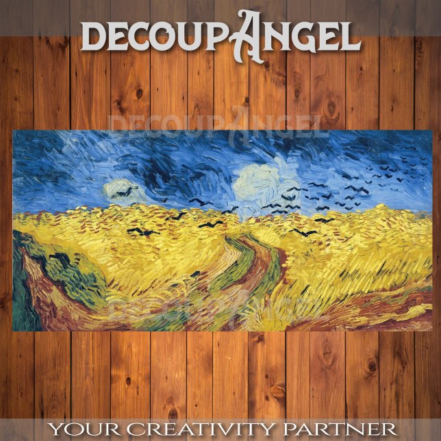 Van Gogh- Wheatfield with Crows Decoupage Tissue Paper (Creator Uploaded)
