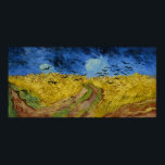 Van Gogh - Wheatfield With Crows Poster<br><div class="desc">Wheatfield With Crows by Vincent Van Gogh. For more poster-ready images from Zedign Art Series Book 38 "Vincent Van Gogh - Paintings & Drawings Vol 3",  visit https://books.zedign.com/zas/38.html</div>