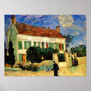 Van Gogh - White House by Night Poster
