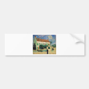 Van Gogh White house night Bumper Sticker