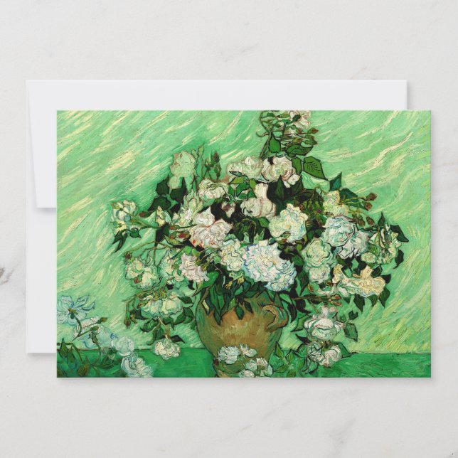 Van Gogh - White Roses Card (Front)