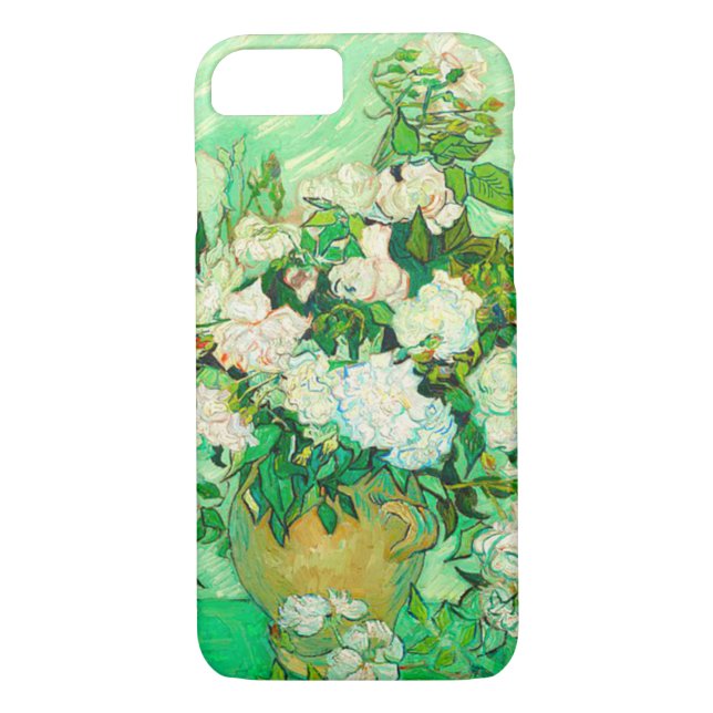 Van Gogh White Roses Case-Mate iPhone Case (Back)