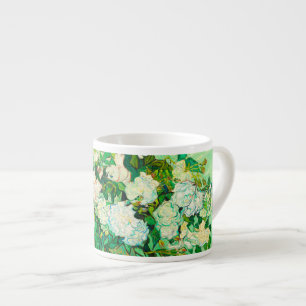 Van Gogh White Roses Espresso Cup