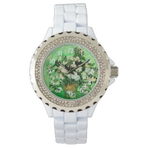 Van Gogh - White Roses, famous painting Watch