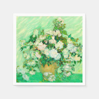 Van Gogh White Roses