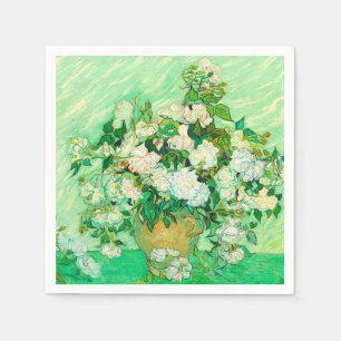 Van Gogh White Roses Napkin