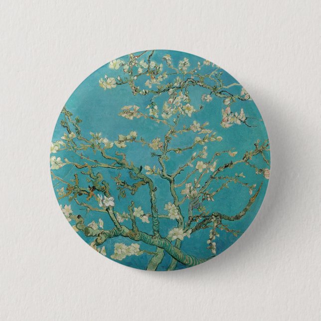 Van gogh's Almond Blossom 6 Cm Round Badge (Front)