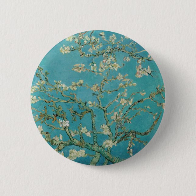 Van gogh's Almond Blossom 6 Cm Round Badge (Front)